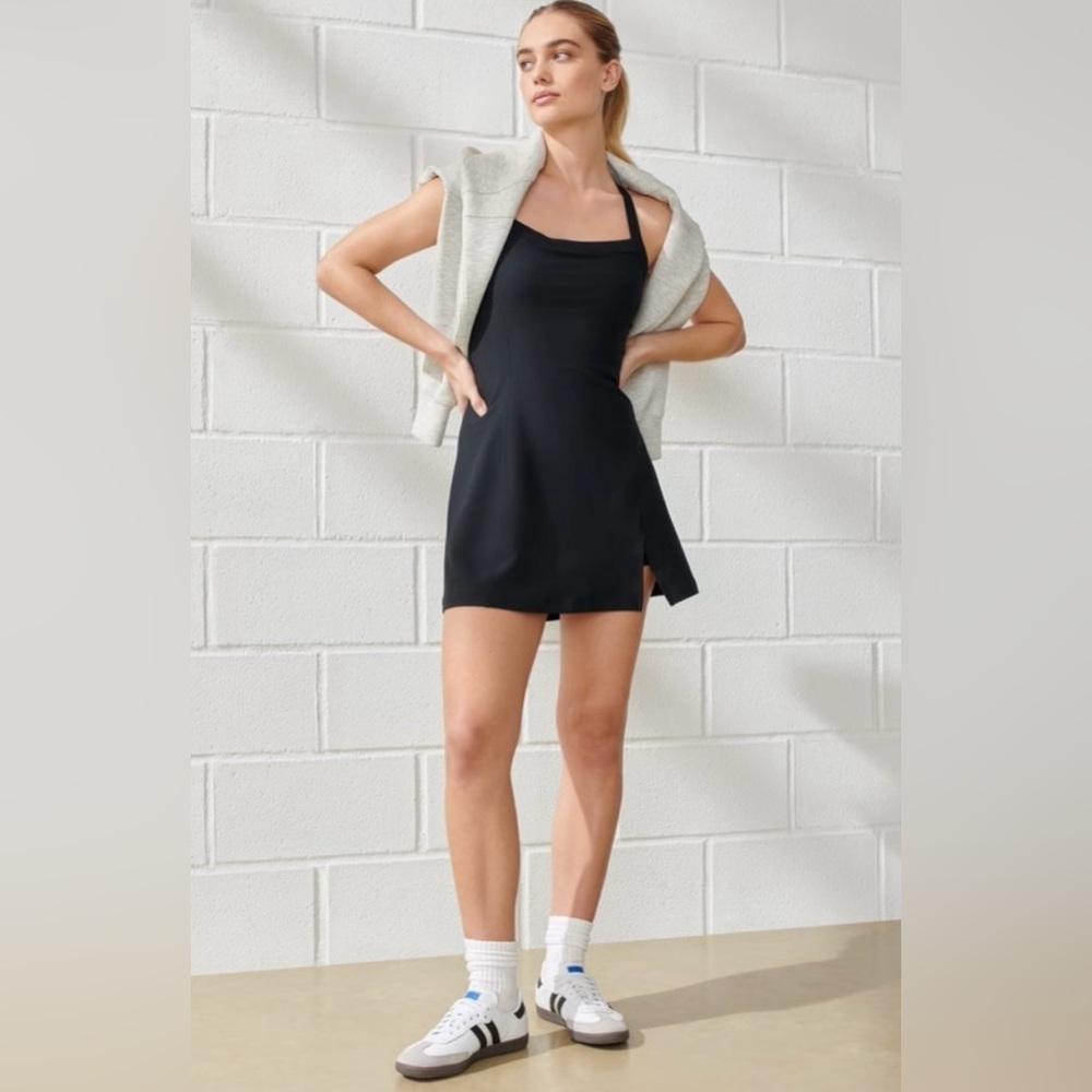 LIKE NEW ✨ YPB SCULPTLUX CROSS-BACK MINI DRESS | SZ XL